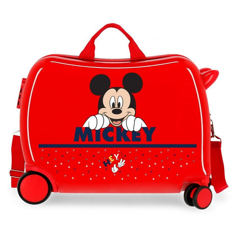 Happy Mickey Child Maleta with multidirectional wheels