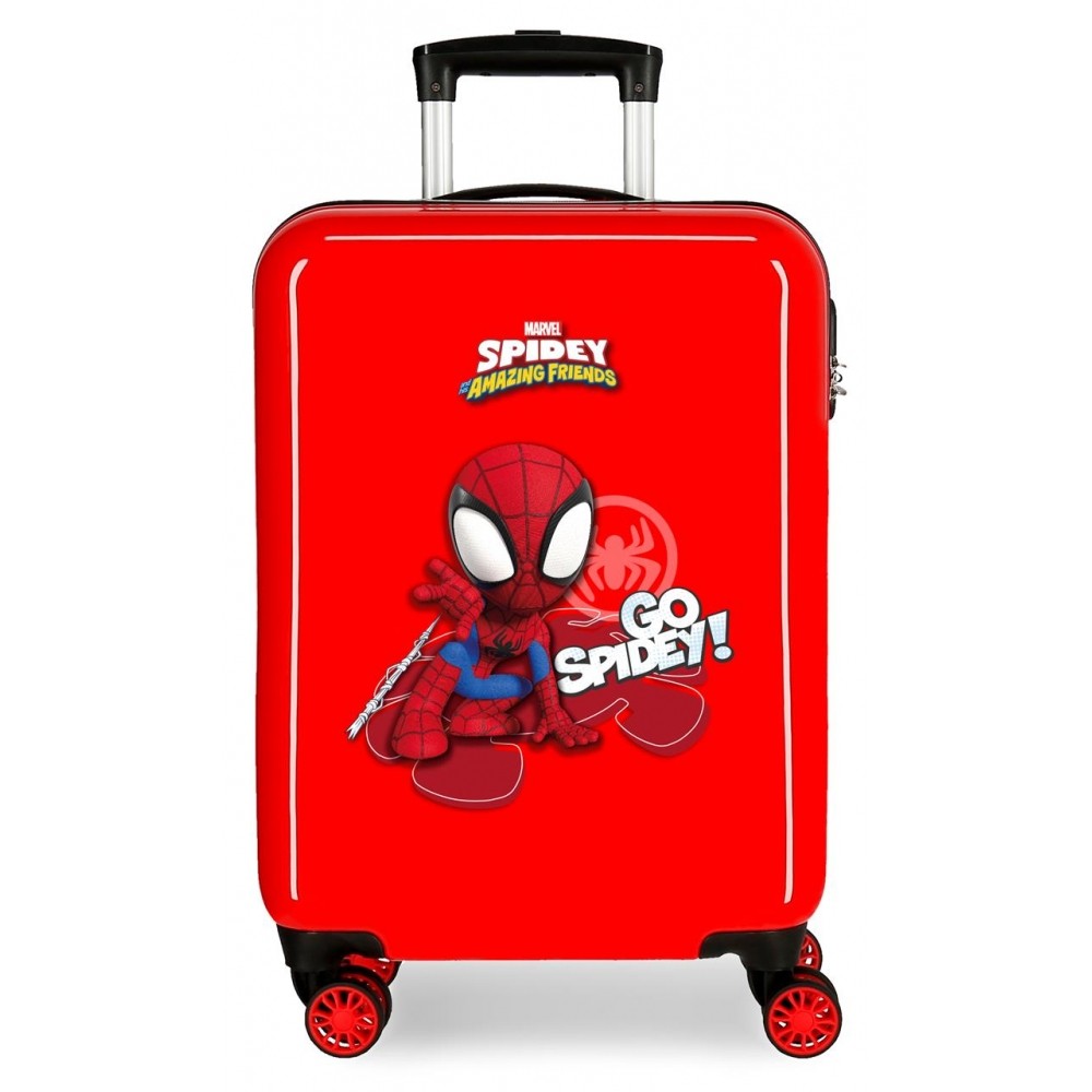 Maleta de cabina Go Spidy rígida 55 cm roja