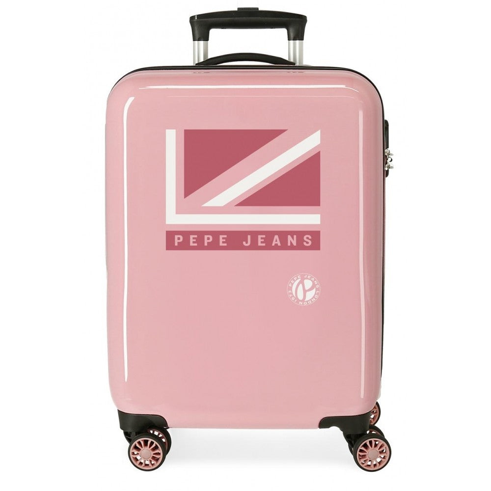 Cabin suitcase Pepe Jeans Rigid Carol 55cm Nude