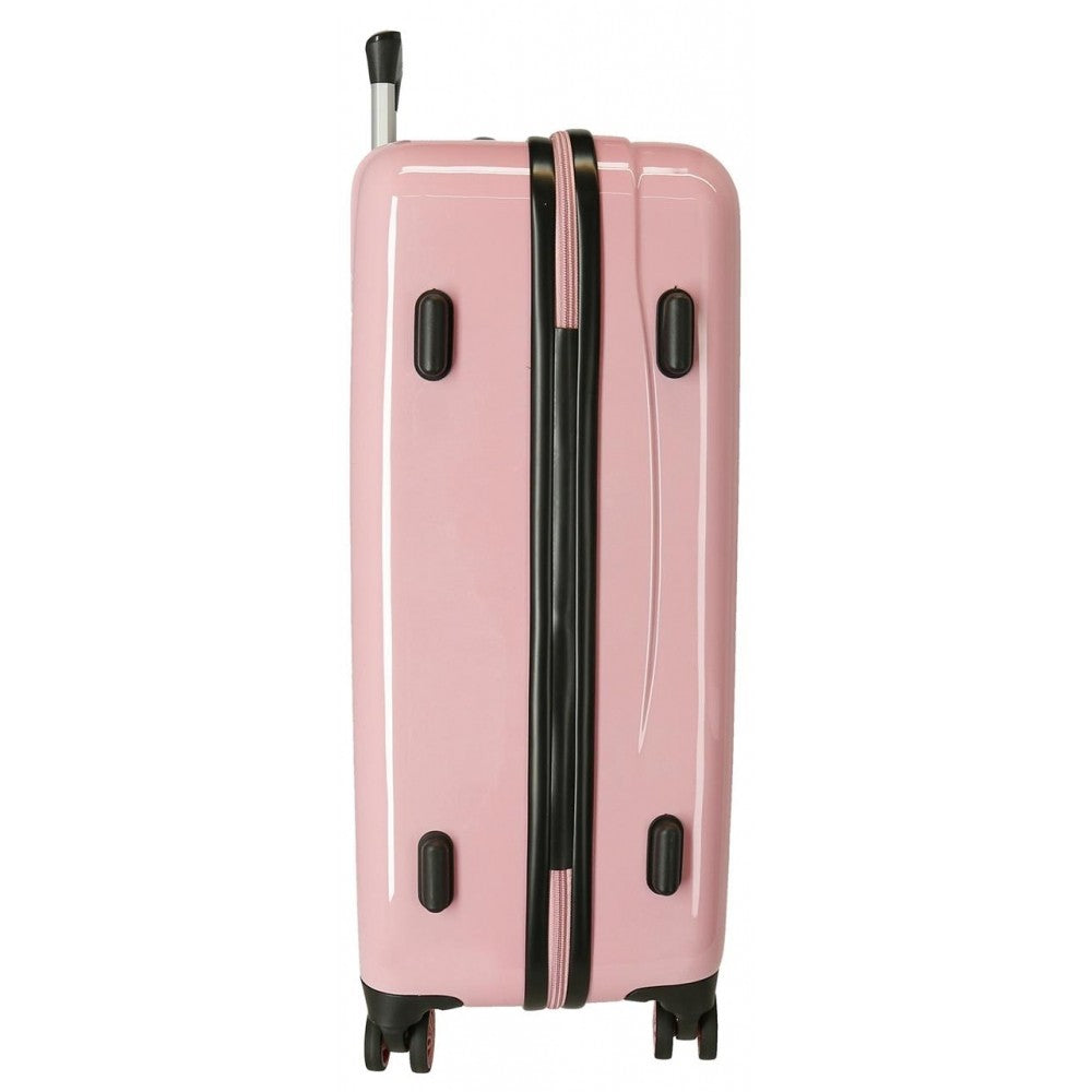 Set of suitcases Pepe Jeans Rigid Carol 55-68cm nude