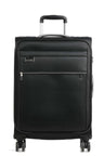 Soft extensible median suitcase TRAVELITE - Miigo - Black