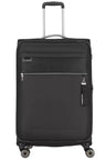 Soft extensible large suitcase of TRAVELITE - Miigo - Black