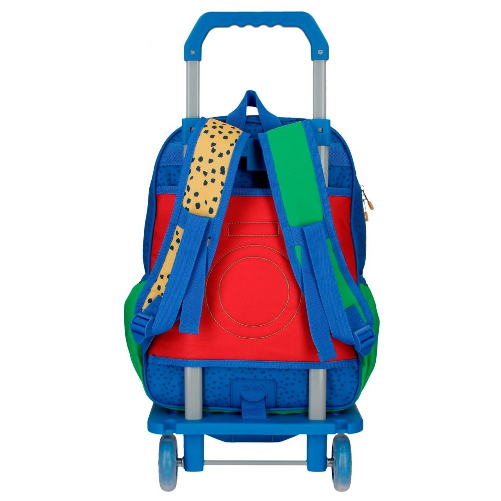 School Backpack Enso Jungle Club with car