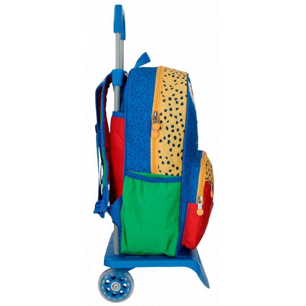 School Backpack Enso Jungle Club with car