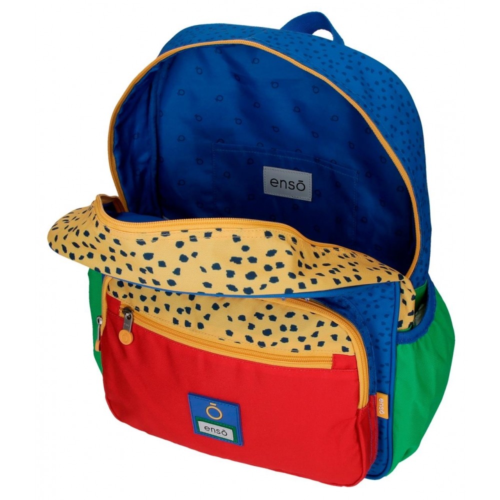 School Backpack Enso Jungle Club with car