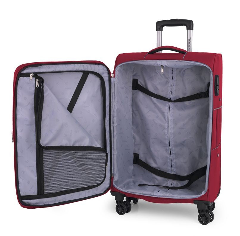 Soft extensible median suitcase lisboa Gabol