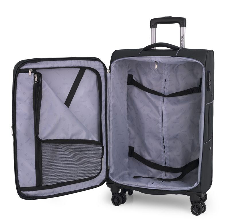 Soft extensible median suitcase lisboa Gabol