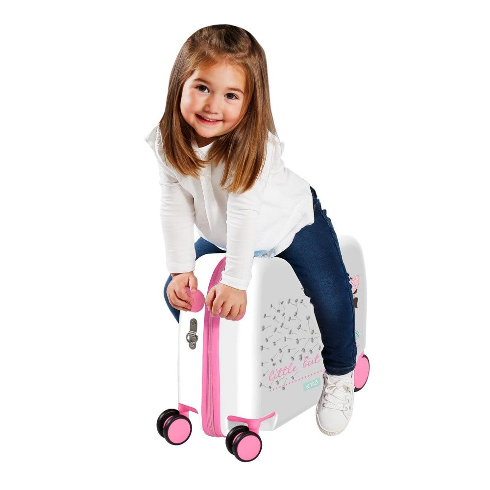 Children's suitcase 2 multidirectional wheels Enso