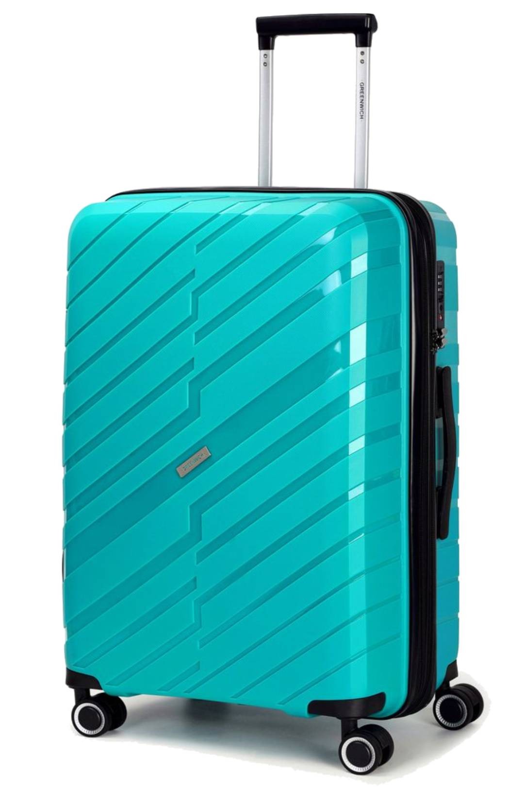 Extensible median suitcase TSA Valencia de Polypropylene - Greenwich