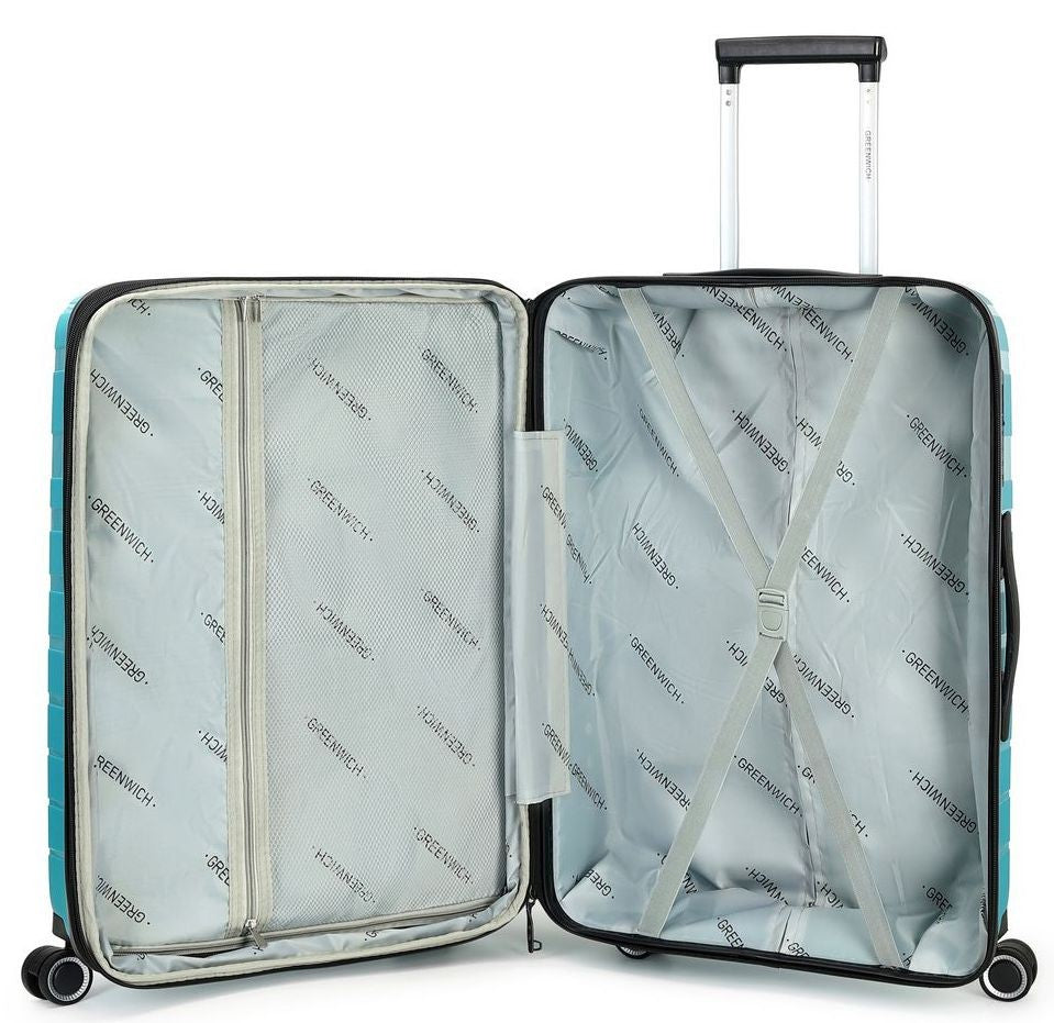 Extensible median suitcase TSA Valencia de Polypropylene - Greenwich