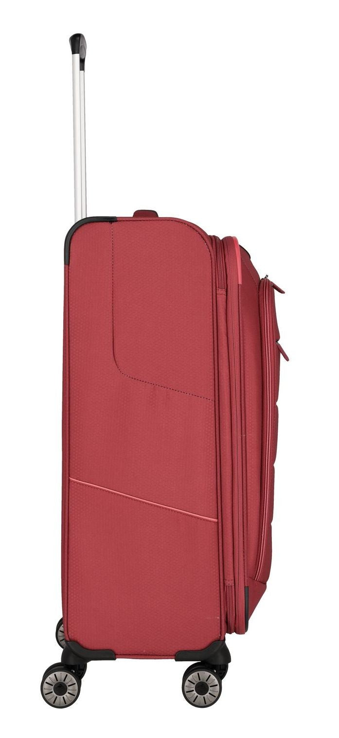 Extensible soft median suitcase TRAVELITE - Skaii Blue 1