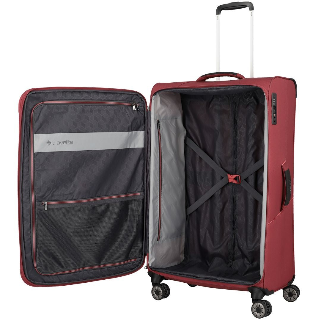 Extensible soft large suitcase of TRAVELITE - Skaii