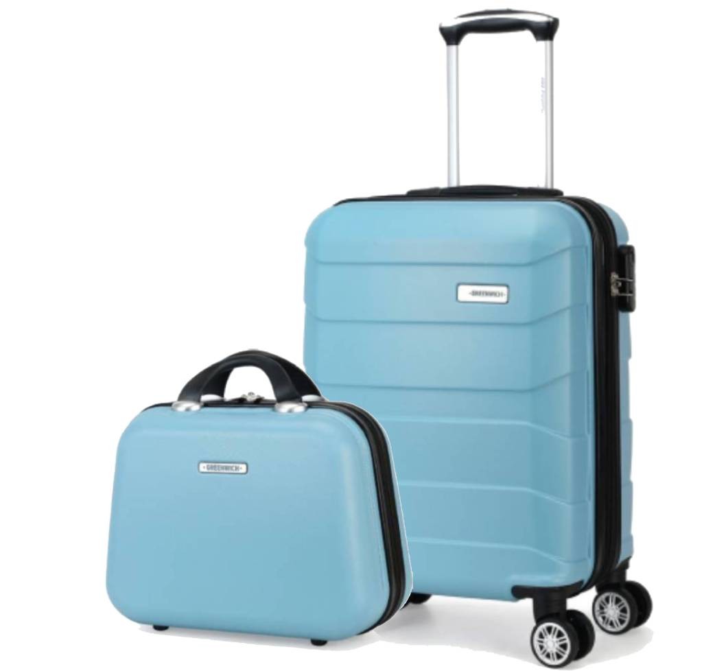 Extensible small suitcase set and bagpest bag Greenwich