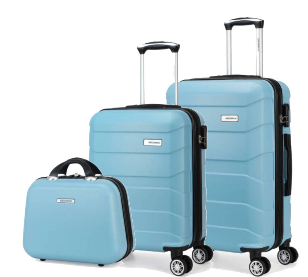 Extensible suitcase set with Budapest bag Greenwich