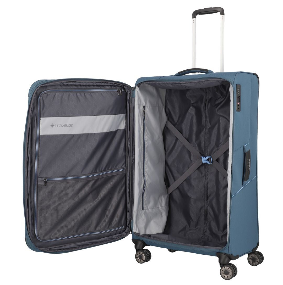 Extensible soft large suitcase of TRAVELITE - Skaii