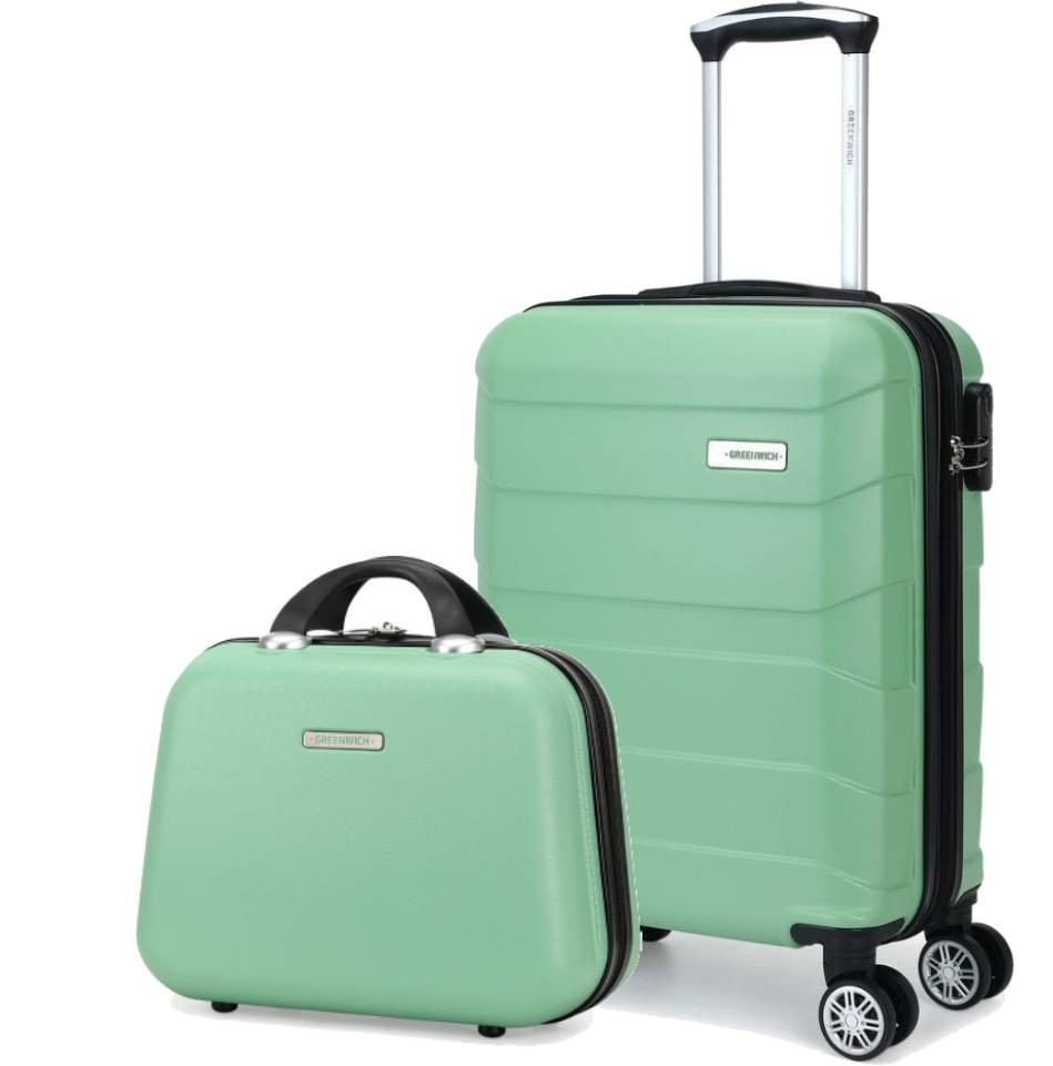 Extensible small suitcase set and bagpest bag Greenwich