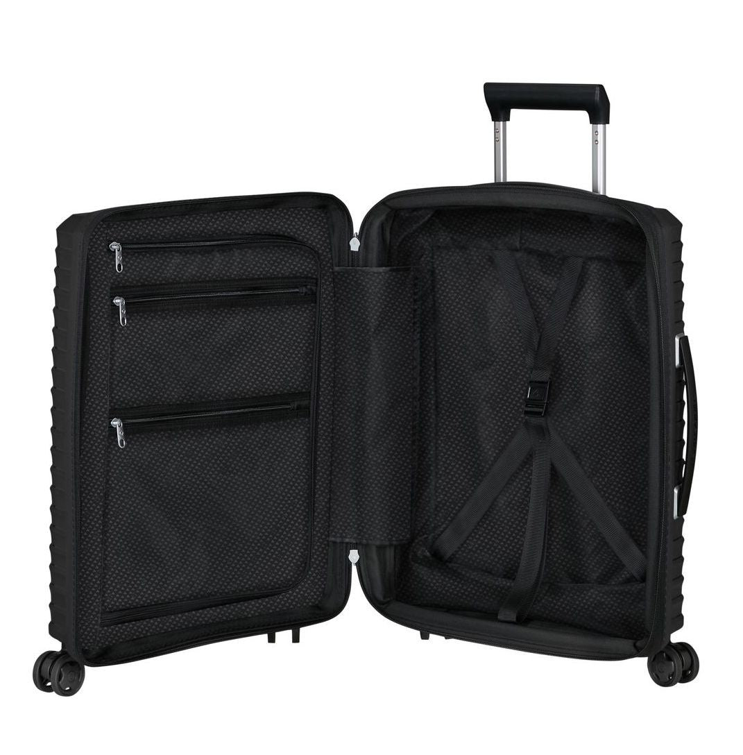 Set of SAMSONITE Cabin suitcase Extensible UPSCAPE with 15 ”Biz2go Black Backpack