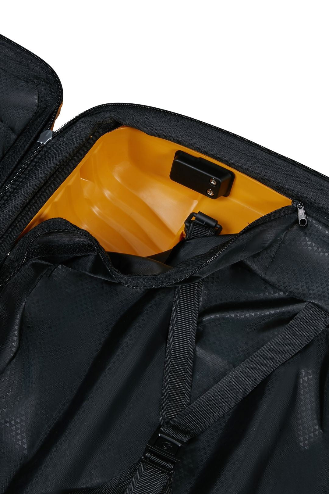 SET DE SAMSONITE MALETA DE CABINA EXTENSIBLE UPSCAPE CON MOCHILA 15” BIZ2GO Amarillo