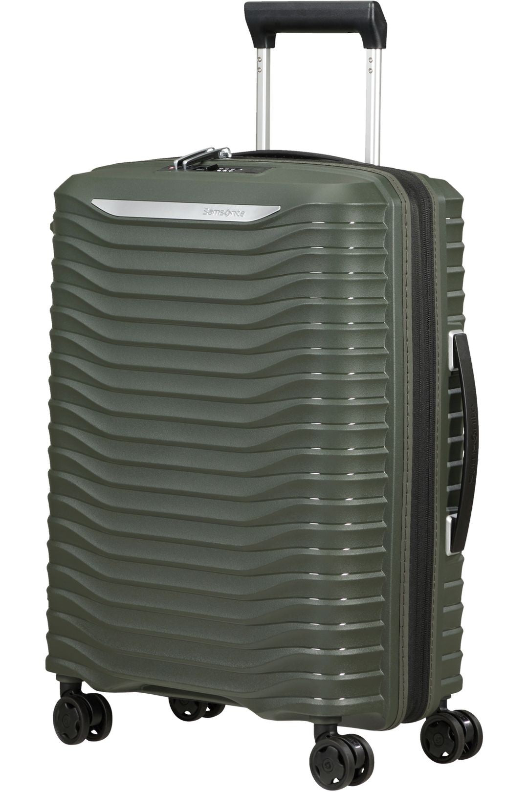 SET DE SAMSONITE MALETA DE CABINA EXTENSIBLE UPSCAPE CON MOCHILA 15” BIZ2GO Verde Oscuro