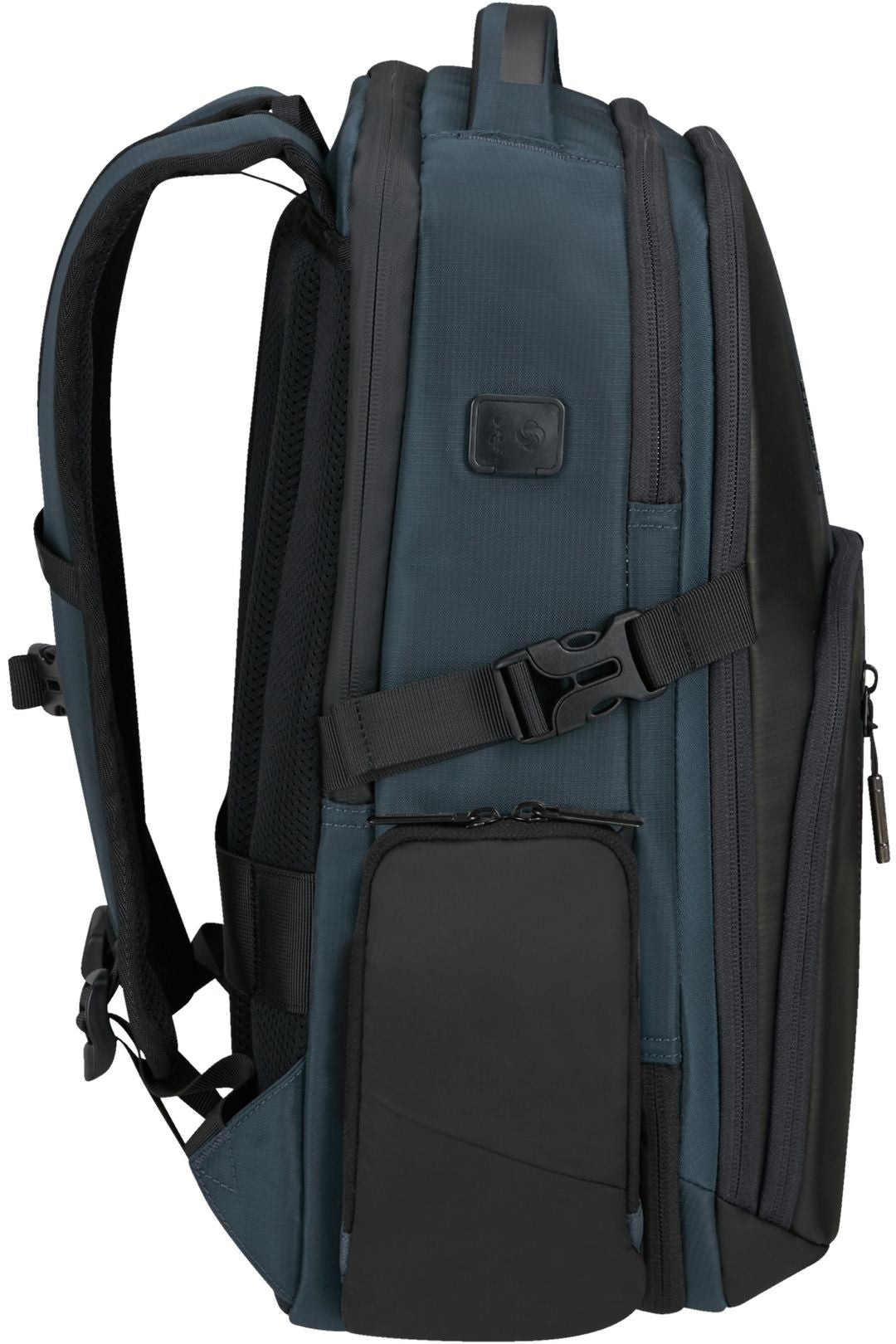 SET DE SAMSONITE MALETA DE CABINA EXTENSIBLE UPSCAPE CON MOCHILA 15” BIZ2GO Azul