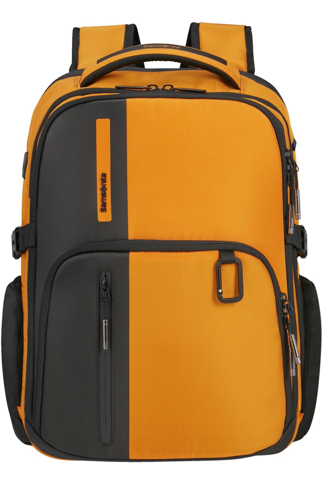 SET DE SAMSONITE MALETA DE CABINA EXTENSIBLE UPSCAPE CON MOCHILA 15” BIZ2GO Amarillo