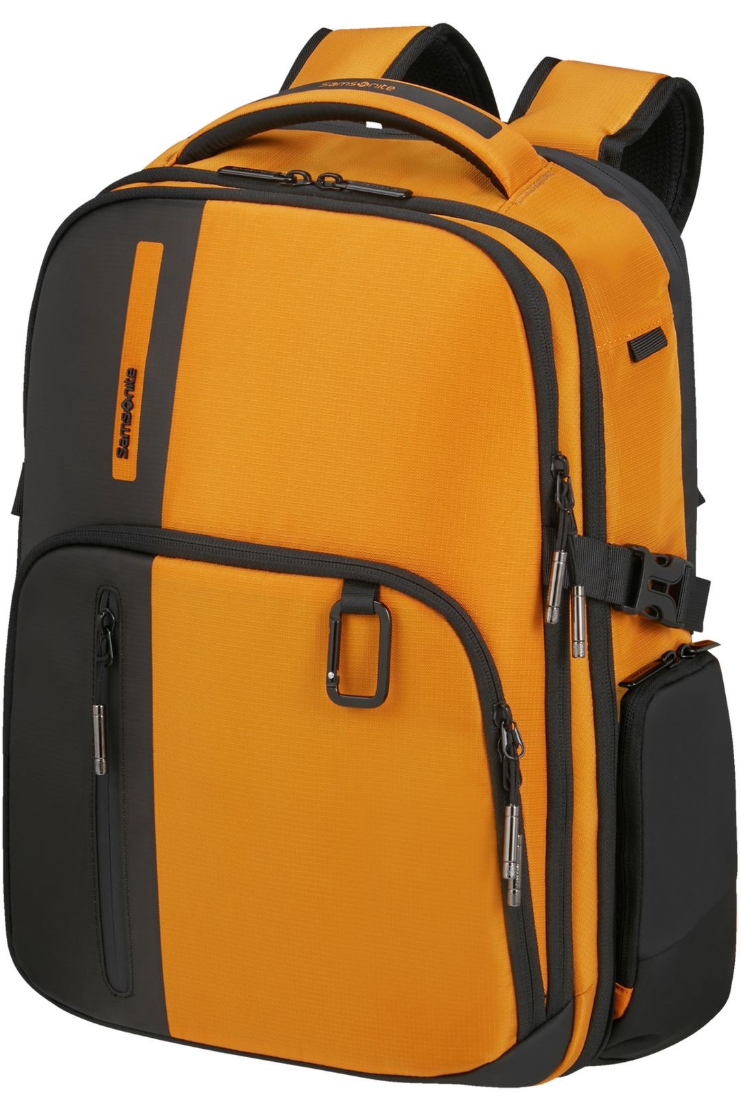 SET DE SAMSONITE MALETA DE CABINA EXTENSIBLE UPSCAPE CON MOCHILA 15” BIZ2GO Amarillo