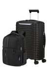 Set of SAMSONITE Cabin suitcase Extensible UPSCAPE with 15 ”Biz2go Black Backpack