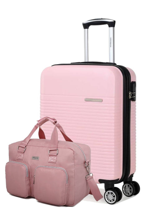 Set of GREENWICH Cabin suitcase Extensible Quebec and Rose Buffon Travel Bag