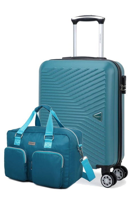 Set of GREENWICH Cabin suitcase Nairobi and Turquoa Buffon Travel Bag