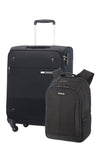 SET SAMSONITE Cabin suitcase Boost base with Guardit Backpack 2.0 15 ”