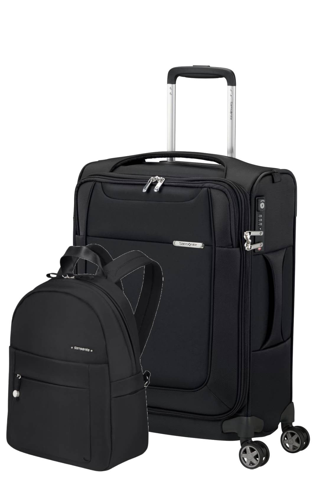 SAMSONITE Set d´lite Cabin suitcase 55cm + Backpack 14 "Move 4.0 Black