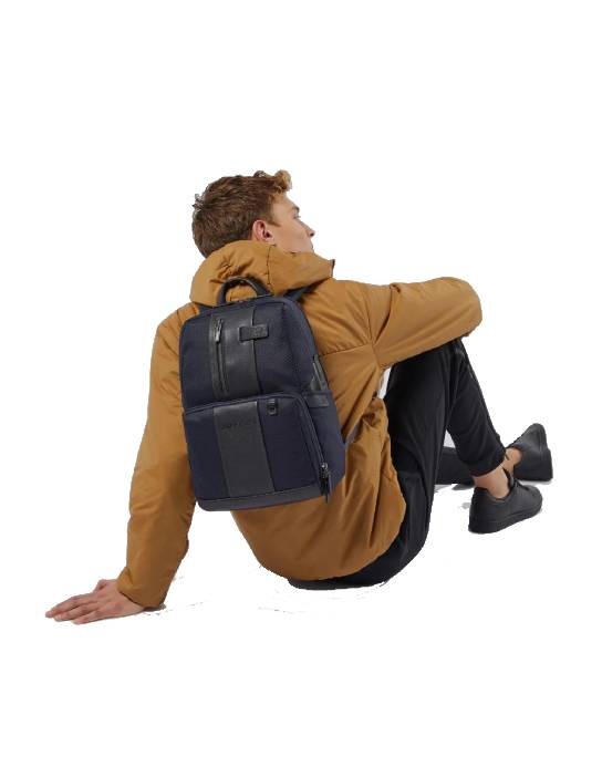 PIQUADRO 14 ”laptop backpack in recycled fab