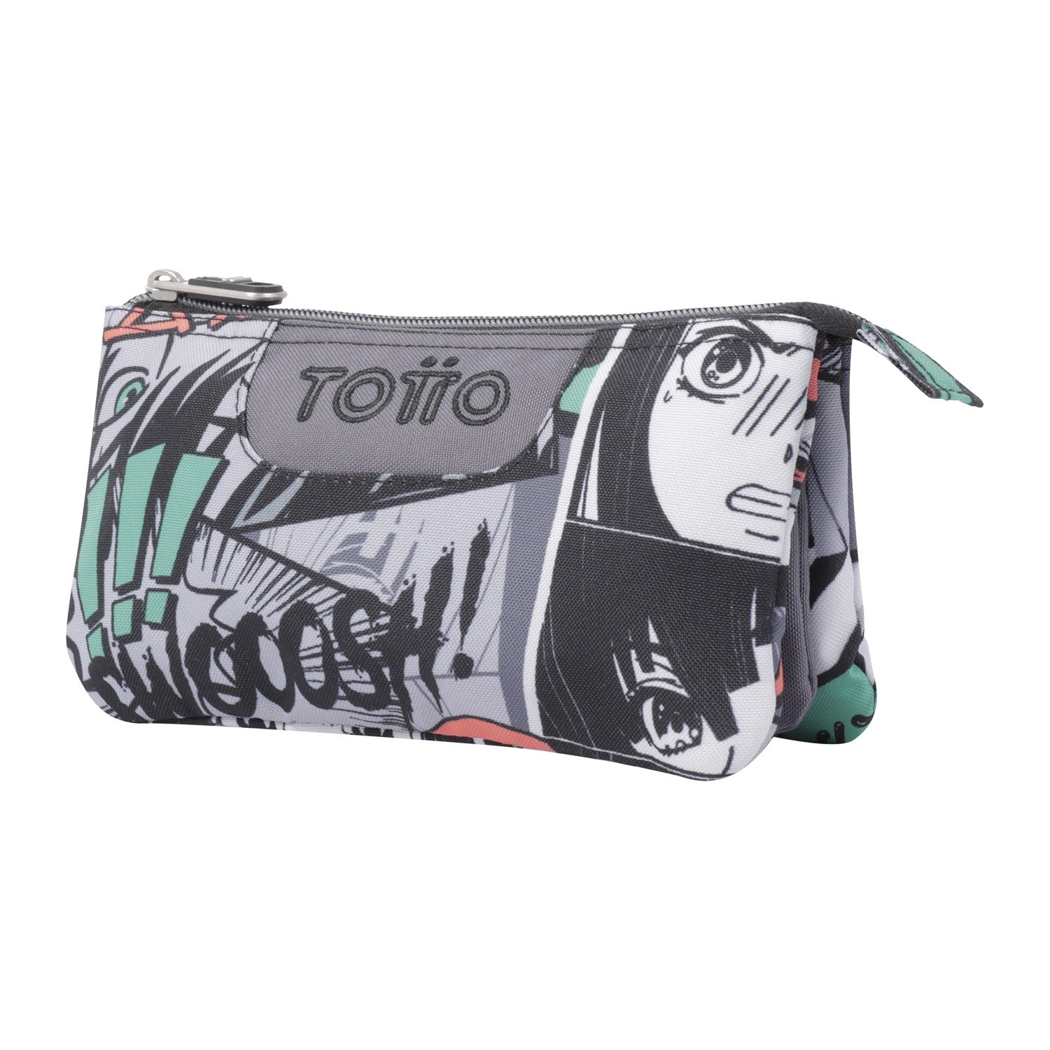 TOTTO School backpack with lines wheels + dashboard case - manga 4yn