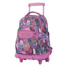 TOTTO School backpack with wheels - lines - 8IV tropical jaguar