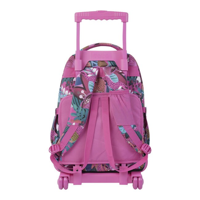 TOTTO School backpack with wheels - lines - 8IV tropical jaguar