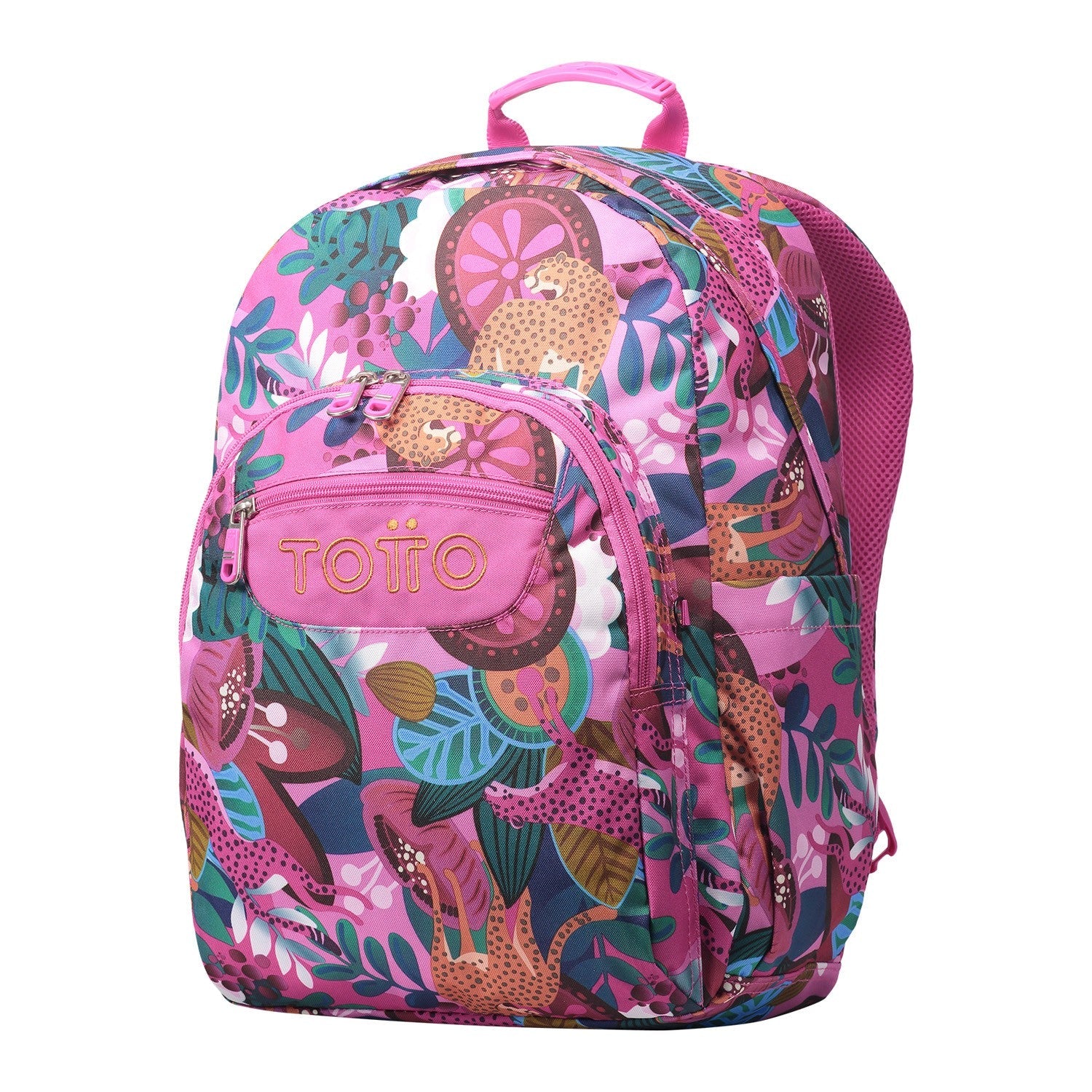 TOTTO SCHOOL Backpack - Waterpuarels - 8IV Tropical Jaguar