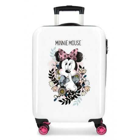 Maleta de cabina Minnie Style flores rígida 55cm