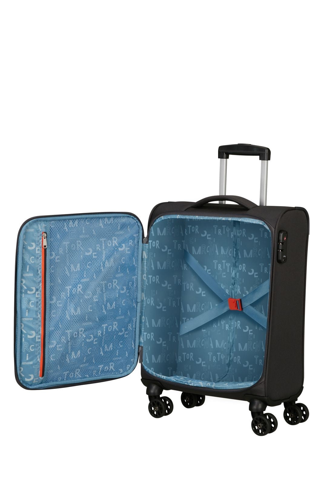 AMERICAN TOURISTER Soft suitcase is 55cm cabin