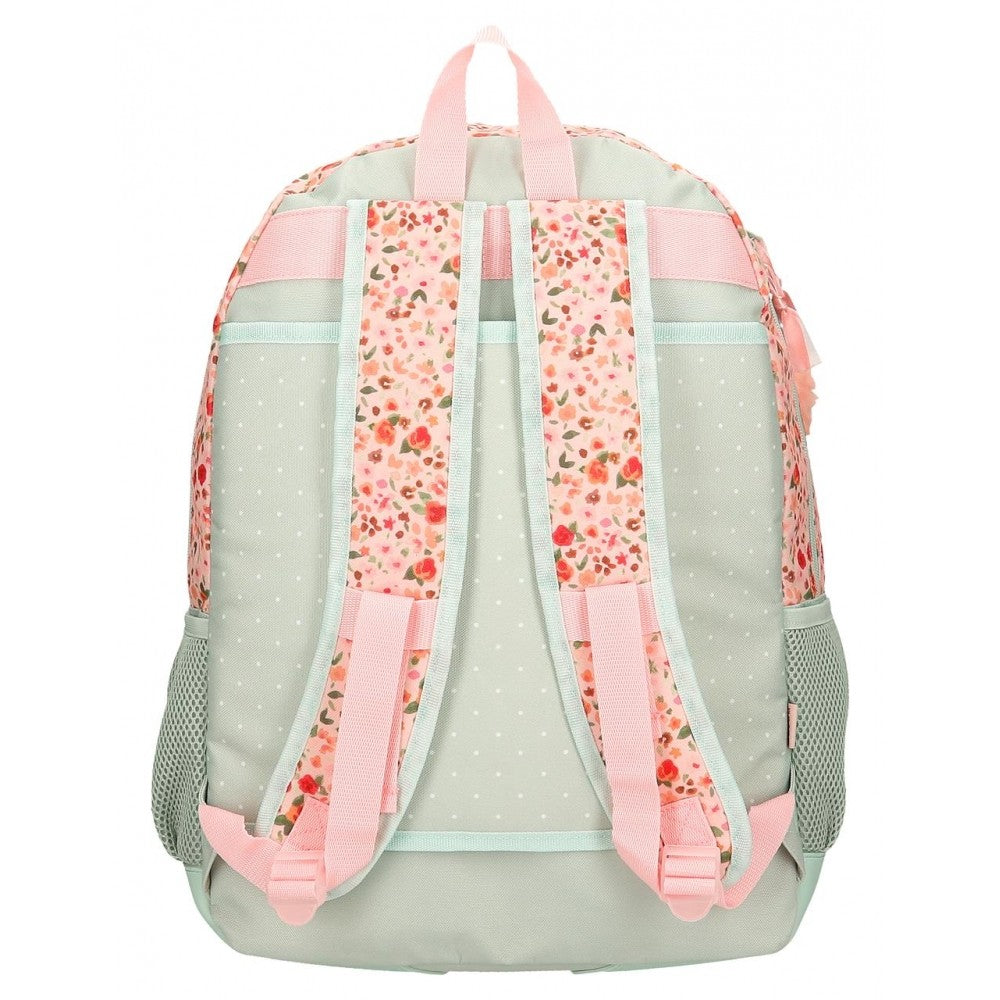 Movom Romantic Girl School Backpack Two compartments