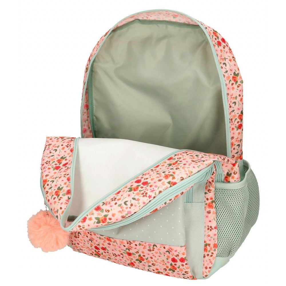 Movom Romantic Girl School Backpack Two compartments