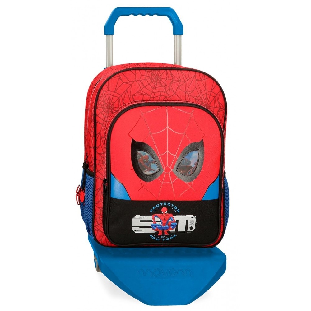 Spiderman School Backpack Protector with car