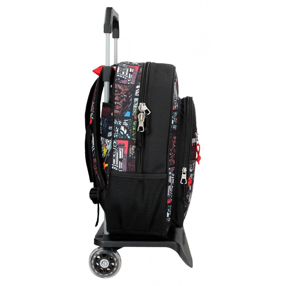 Star Wars Galactic Team school backpack with car