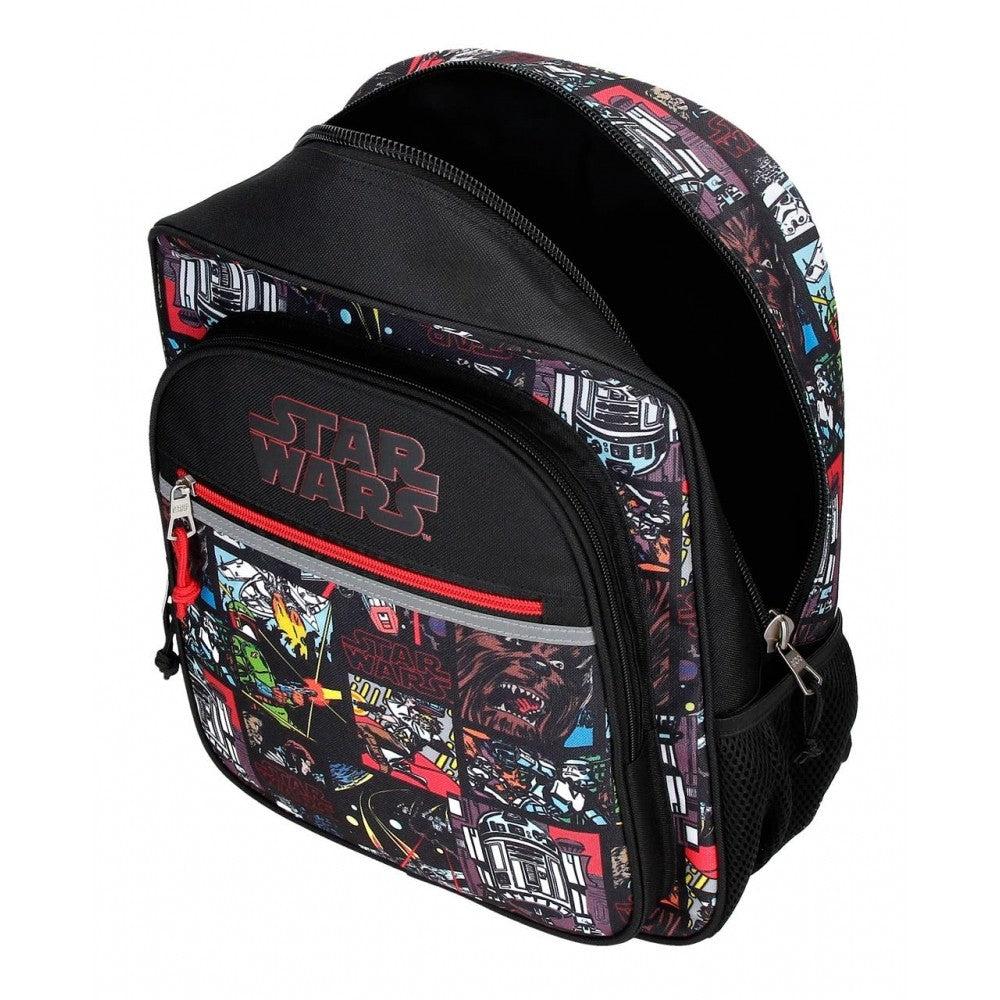 Star Wars Galactic Team school backpack with car