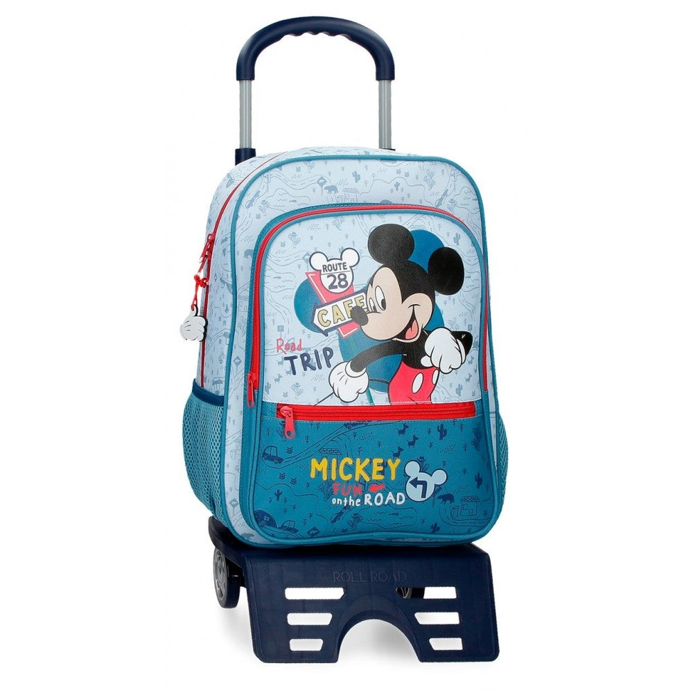 Mickey Road Trip 38cm school backpack with car