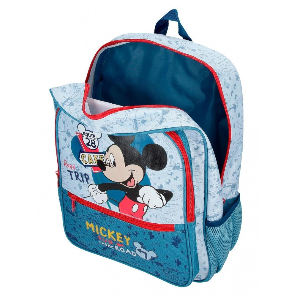 Mickey Road Trip 38cm school backpack with car