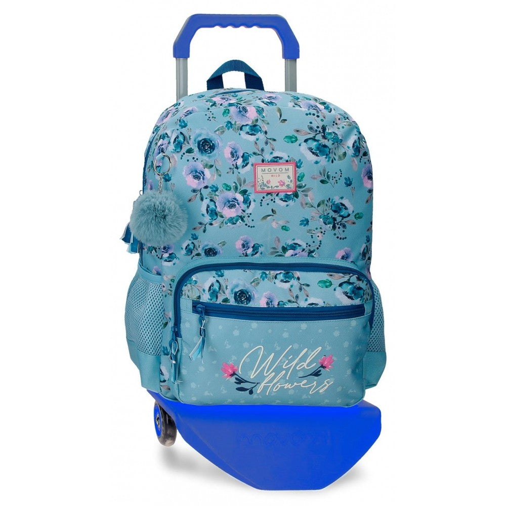 42 cm Mobom Wild Flowers Rucksack mit Auto