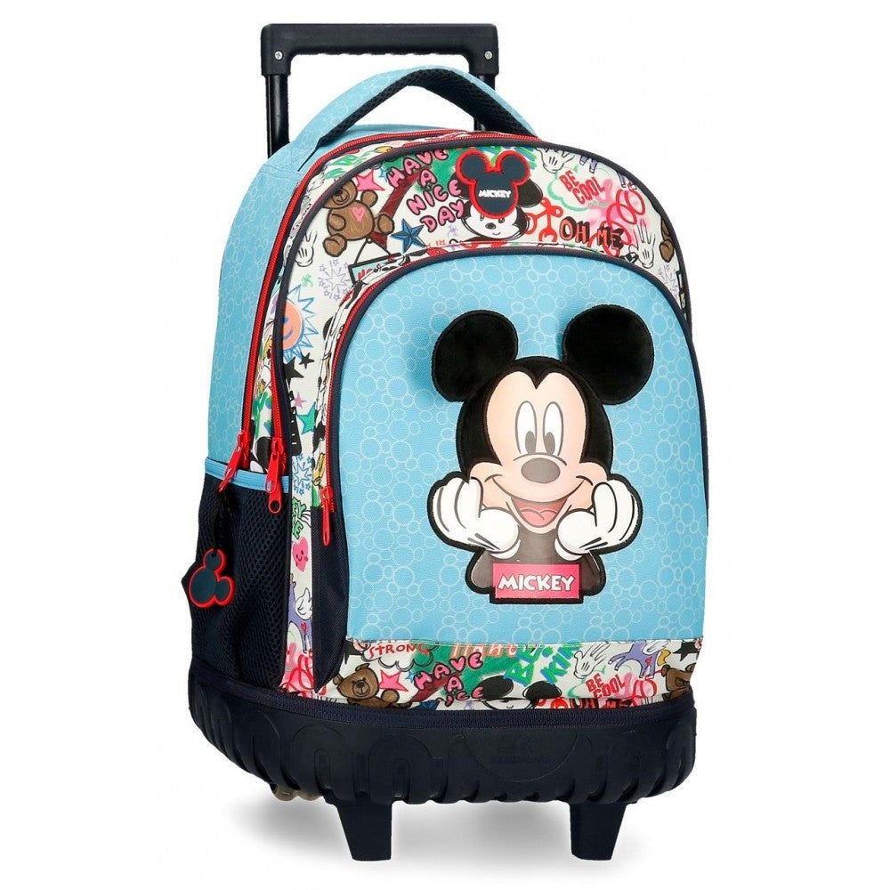 Two -wheel mickey be cool and two compartments