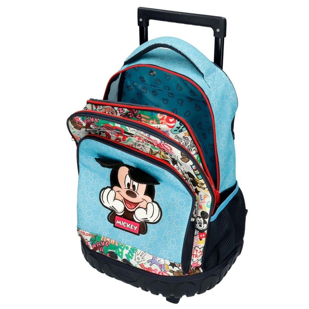 Two -wheel mickey be cool and two compartments