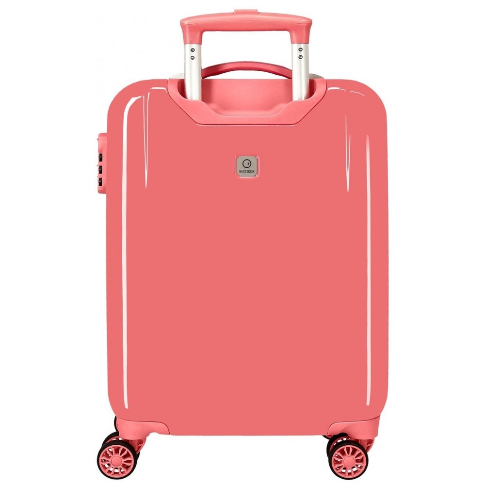 Cabin suitcase Roll Road Coffee Shop Rigid 55 cm coral