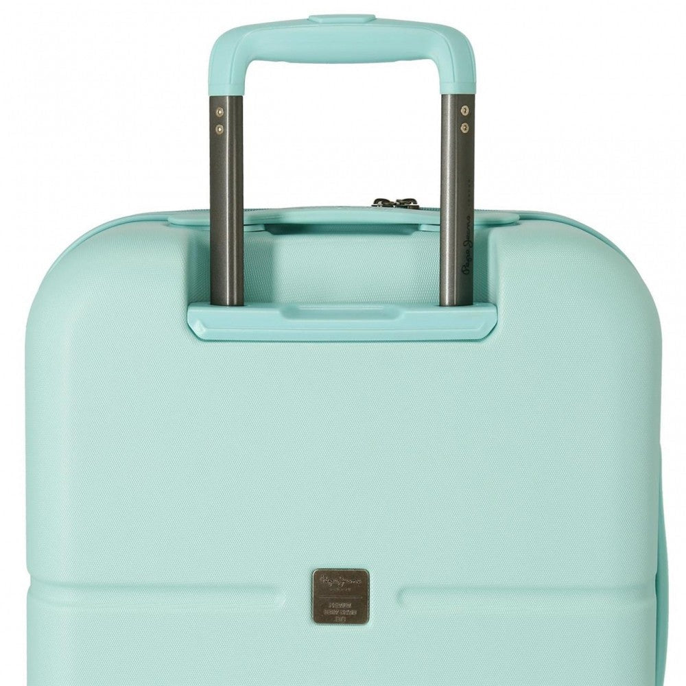 Cabin suitcase Pepe Jeans Rigid Turquoise 55cm